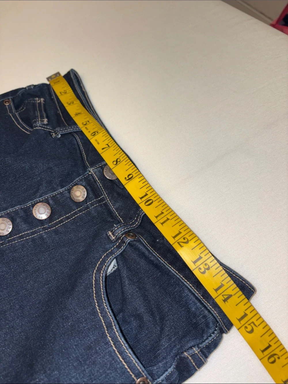 Harper Heritage High Rise Flare jeans button fly straight leg dark wash Size 28